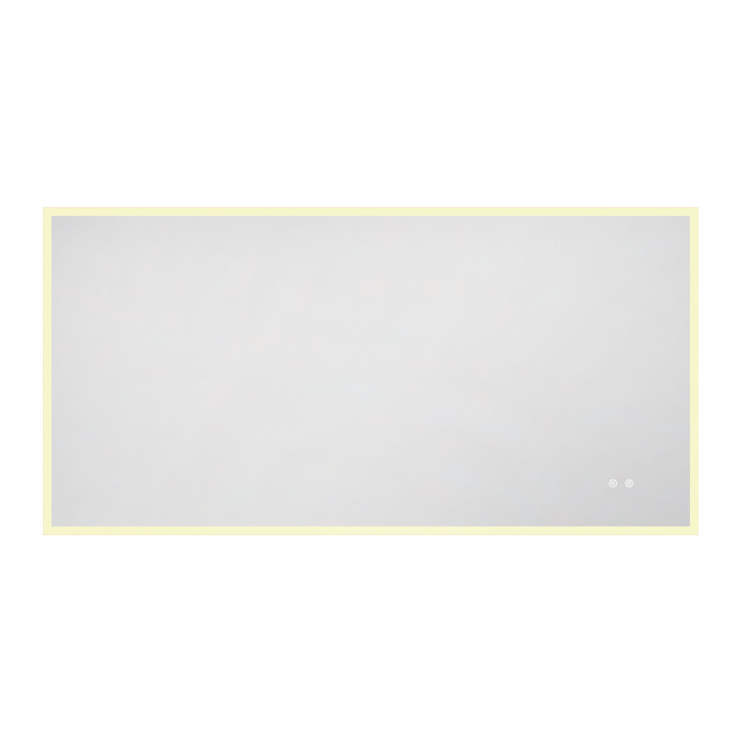 Kingston Aurora MR2016030 30-Inch x 60-Inch LED Bathroom Mirror, Front and Back Light, Anti-Fog, Dimmable Touch Sensor Lighted Mirror, Silver
