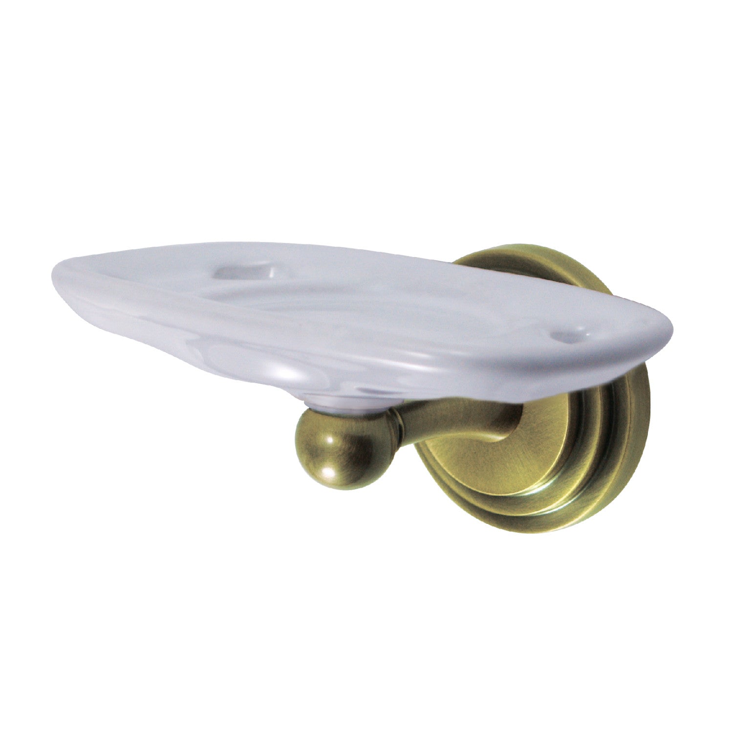 Kingston Sona BA2716AB - Porte-brosse à dents et gobelet Milano, laiton antique