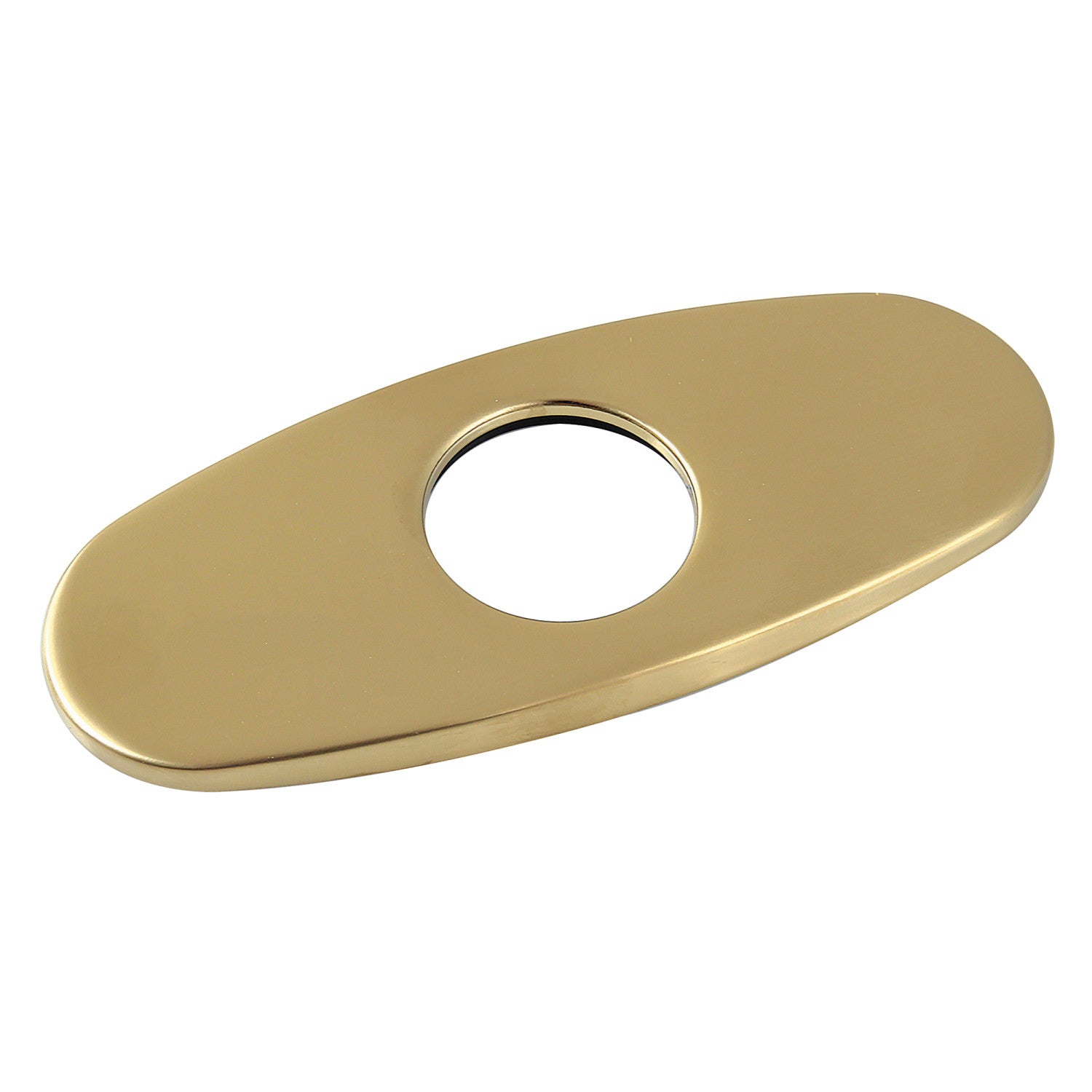 Kingston LSCP8223 1-1/2" I.D. Plaque de plate-forme de robinet en acier inoxydable, laiton brossé