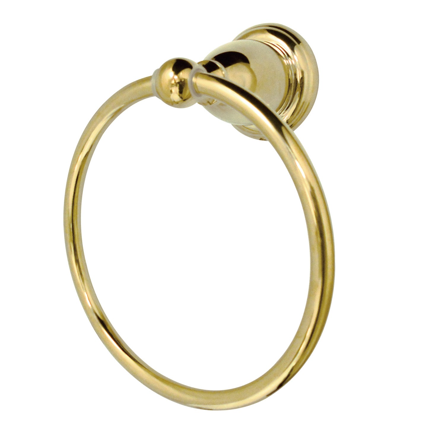 Kingston Heirloom BA1754PB - Heritage 6-Inch Towel Ring, Polished Brass